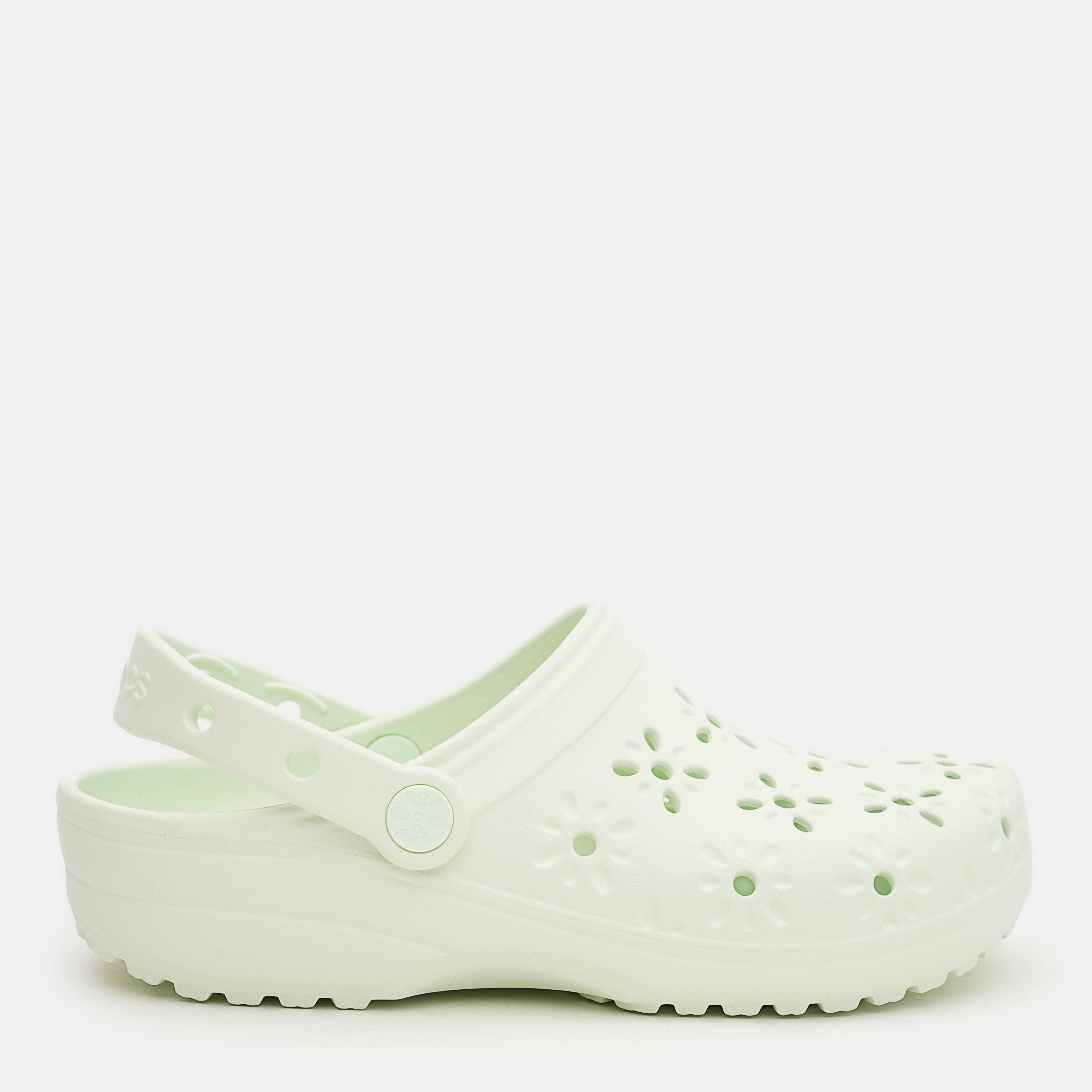 Жіночі крокси Crocs Classic Floral Cut Out Clog JdT 210927-3YH 39-40 (M7/W9) 25 см Jade Tint від Rozetka на платформі USKIDKA Акція на Жіночі крокси Crocs Classic Floral Cut Out Clog JdT 210927-3YH 39-40 (M7/W9) 25 см Jade Tint від Rozetka