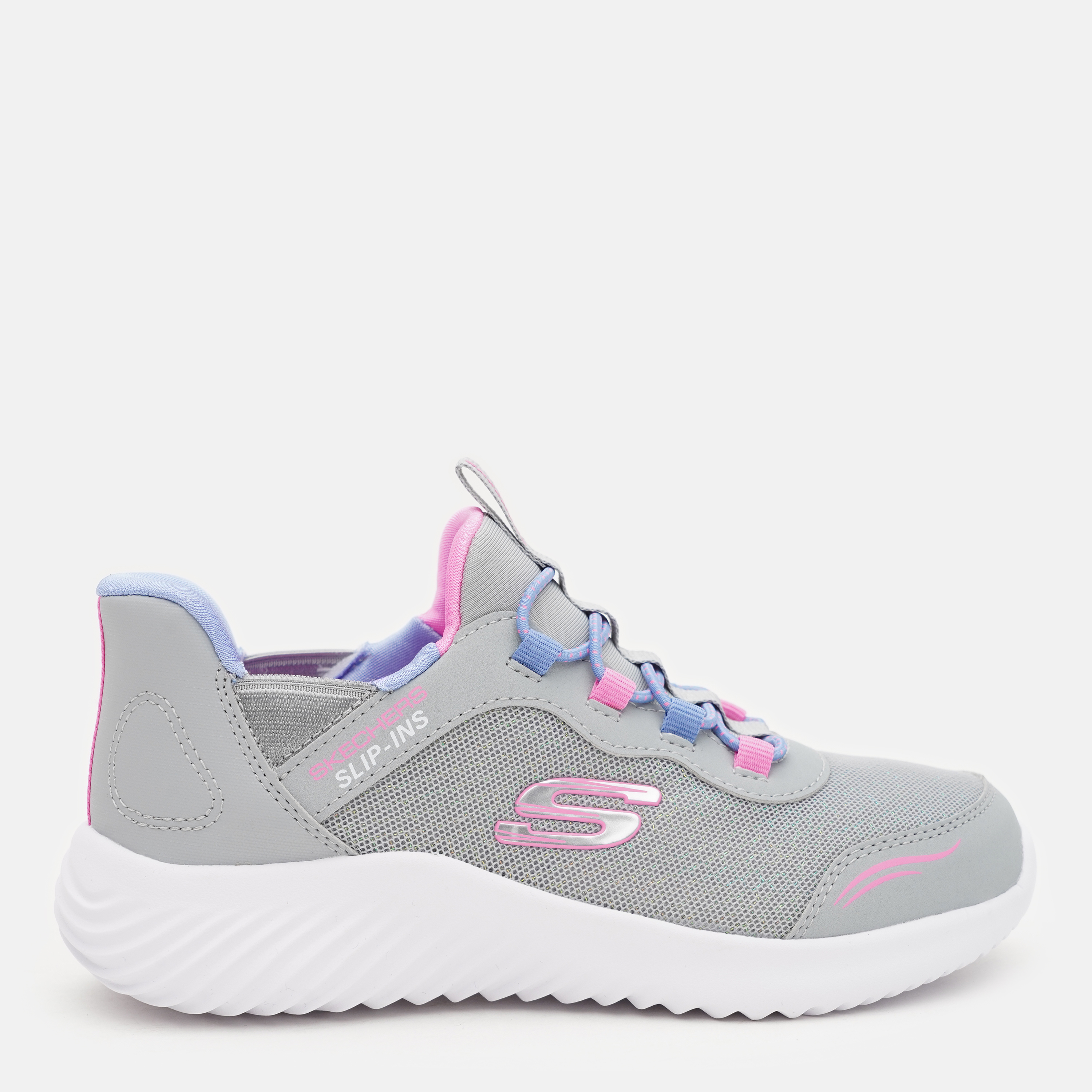 Дитячі кросівки для дівчинки Skechers Bounder 303585L GRY 33 Сірі від Rozetka на платформі USKIDKA Акція на Дитячі кросівки для дівчинки Skechers Bounder 303585L GRY 33 Сірі від Rozetka
