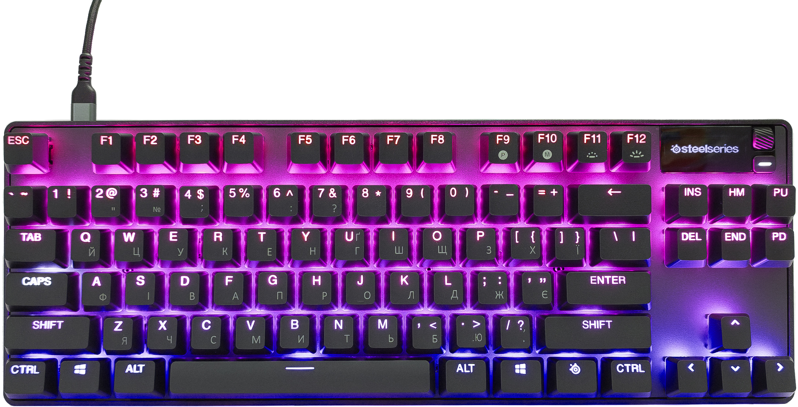 美品APEX PRO TKL Клавиатура проводная SteelSeries Apex Pro TKL 2023 USB
