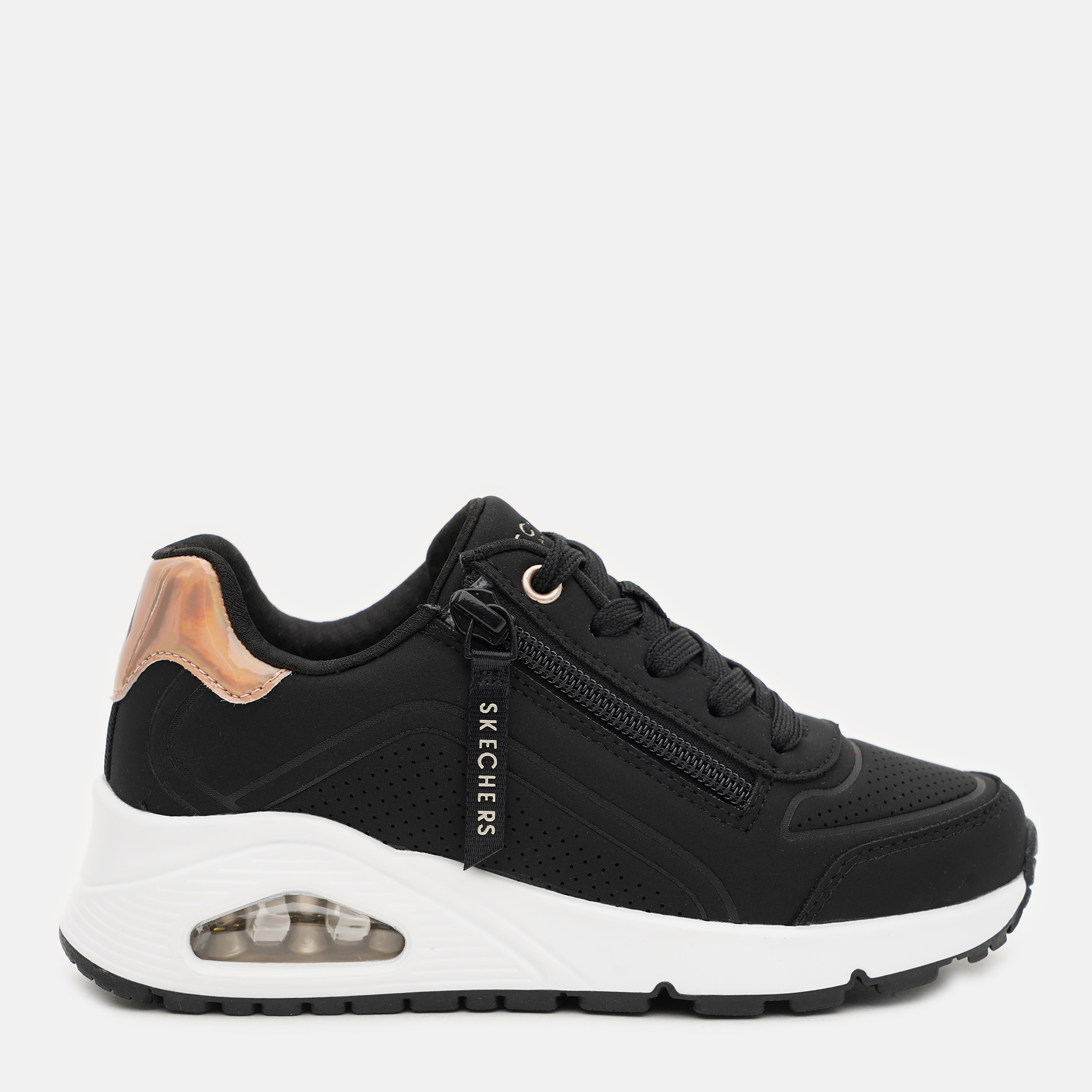 Дитячі кросівки для дівчинки Skechers Uno Gen1 310554L BKRG 34 Чорні від Rozetka на платформі USKIDKA Акція на Дитячі кросівки для дівчинки Skechers Uno Gen1 310554L BKRG 34 Чорні від Rozetka
