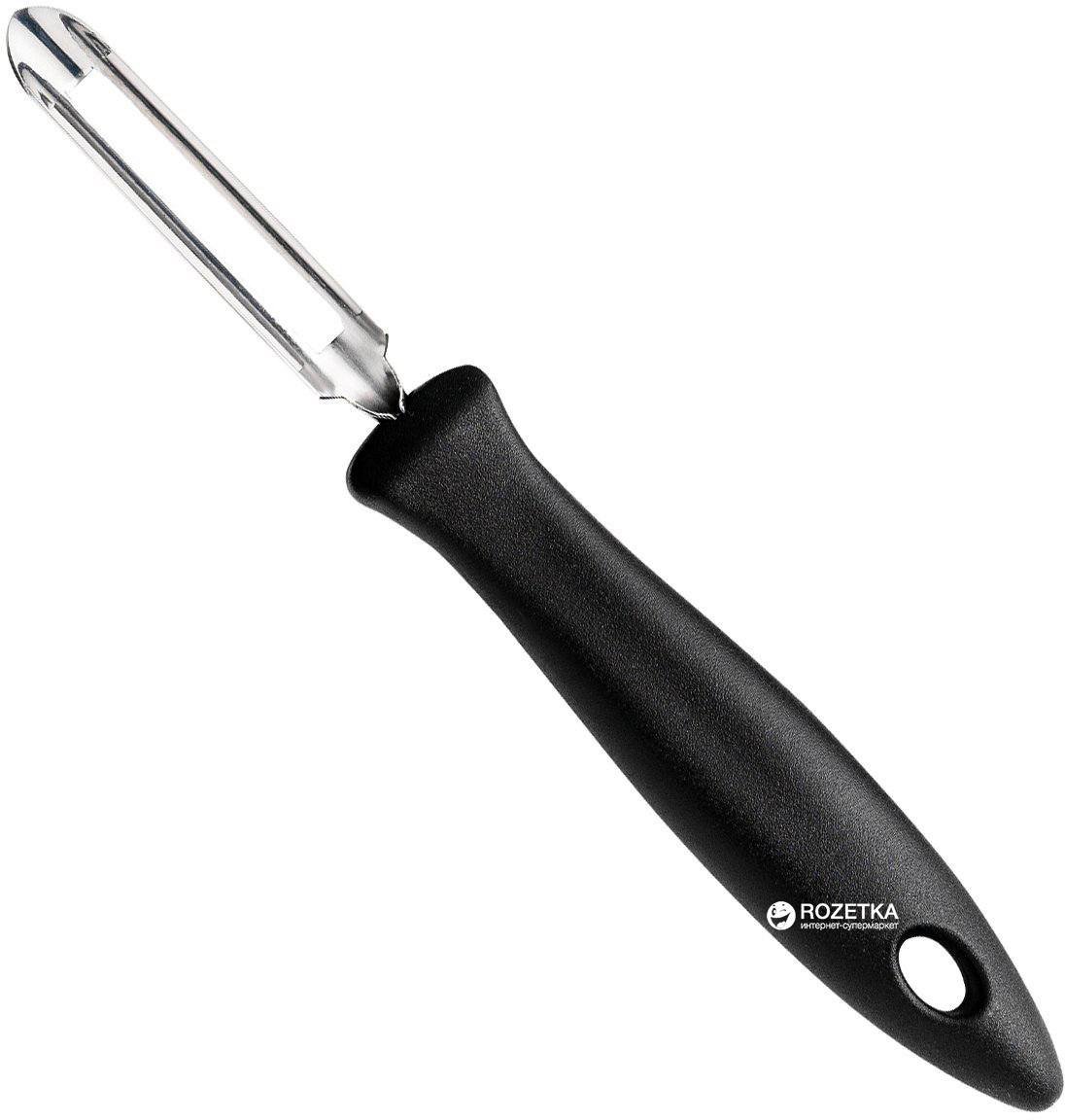 

Нож с подвижным лезвием Fiskars Essential для чистки овощей 6 см Black