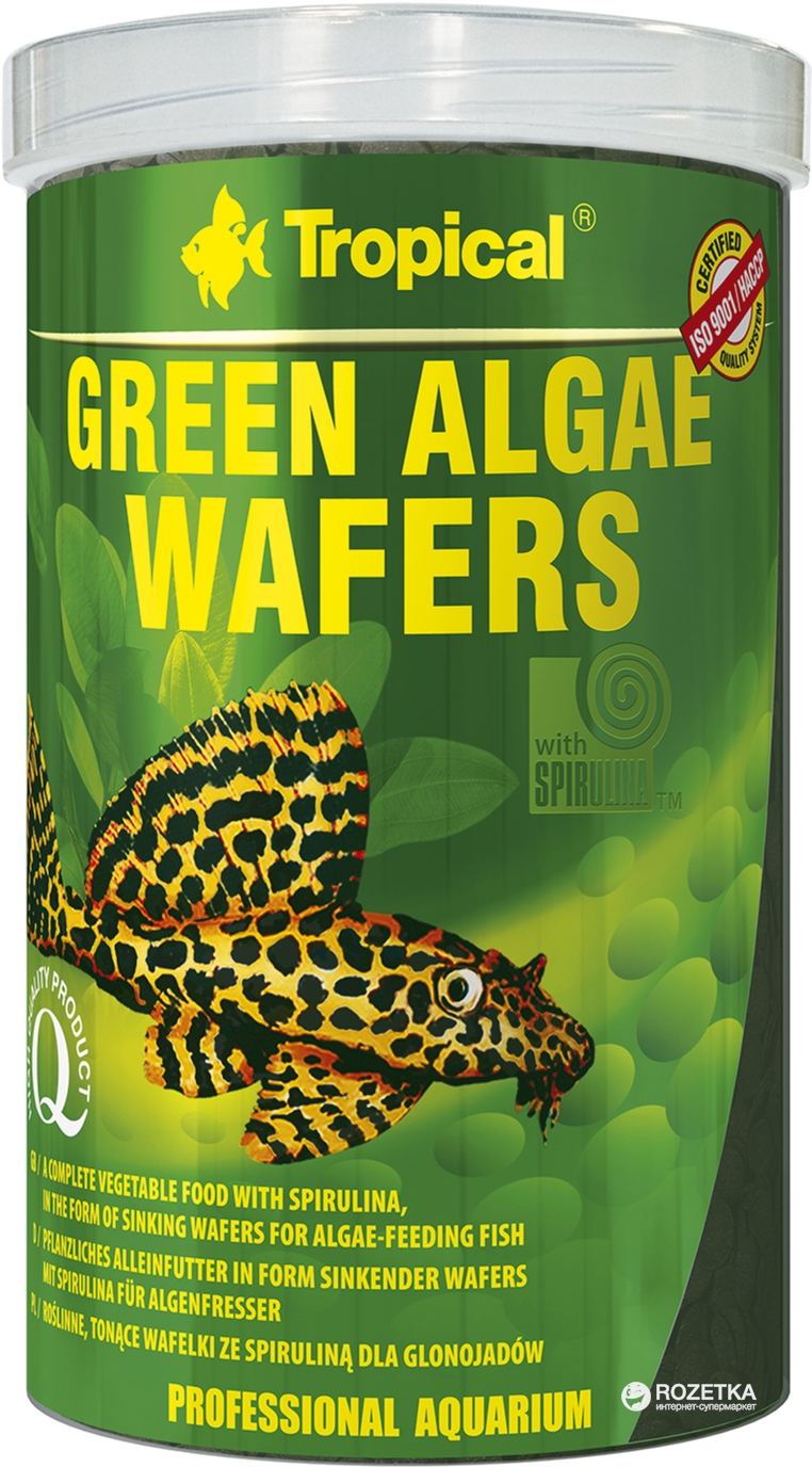Акция на Корм Tropical Green Algae Wafers для аквариумных рыб в чипсах 1 л (5900469664261) от Rozetka UA
