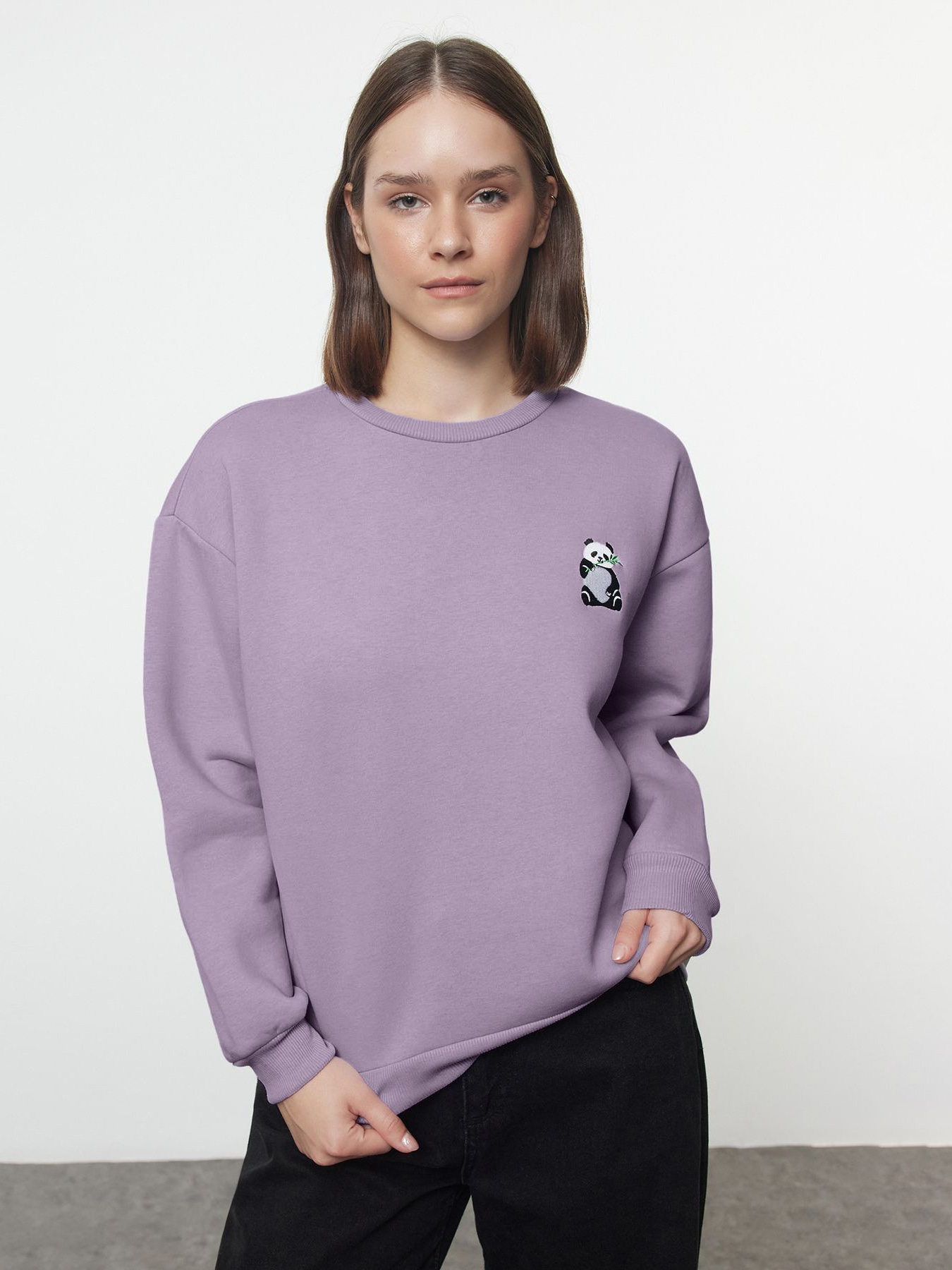 Світшот жіночий Trendyol TWOAW24SW00196 XL Lilac від Rozetka на платформі USKIDKA Акція на Світшот жіночий Trendyol TWOAW24SW00196 XL Lilac від Rozetka