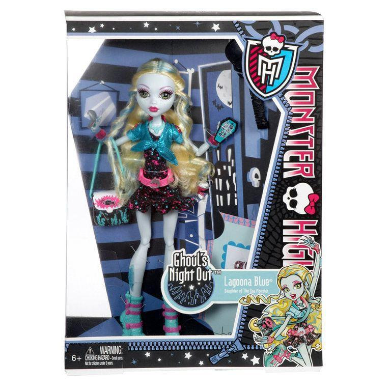 

Кукла Монстер Хай Лагуна Блю Ночь Монстров Monster High Lagoona Blue Ghouls Night Out, Mattel