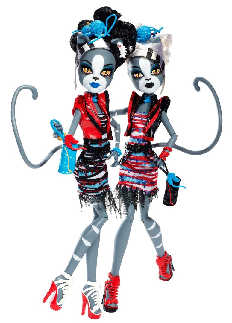 

Набор 2-х Кукол Монстер Хай Мелодия и Пурсефона Зомби Шейк Monster High Meowlody and Purrsephone Zombie Shake