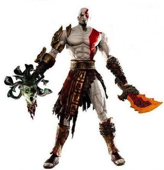 

Игровая коллекционная Фигурка Кратос Бог Войны с головой медузы - Kratos God Of War NECA