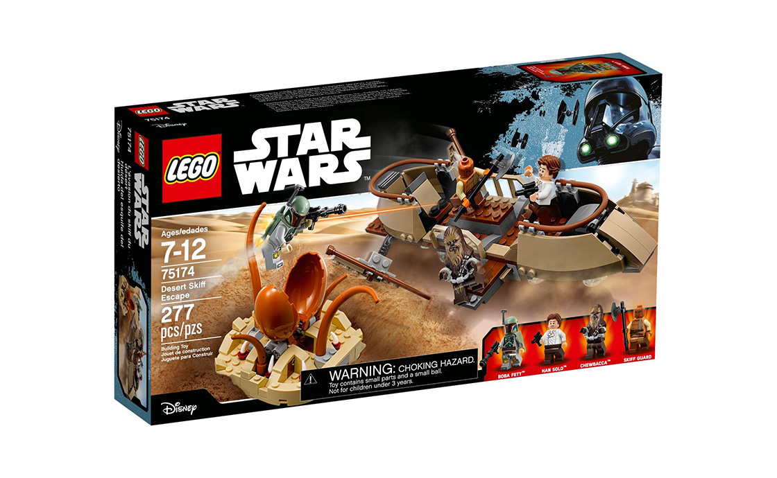

Конструктор LEGO Star Wars Втеча від Пустинного Скіфа 277 деталей (75174)