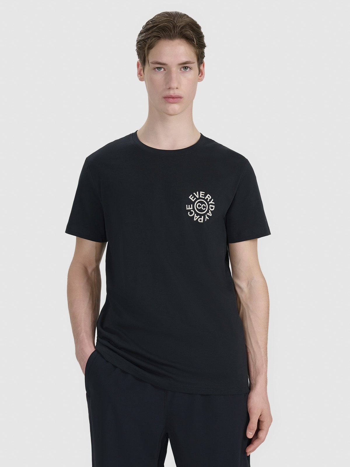 Акція на Футболка бавовняна довга чоловіча 4F 4FWSS25TTSHM1980-20S 2XL Чорна від Rozetka