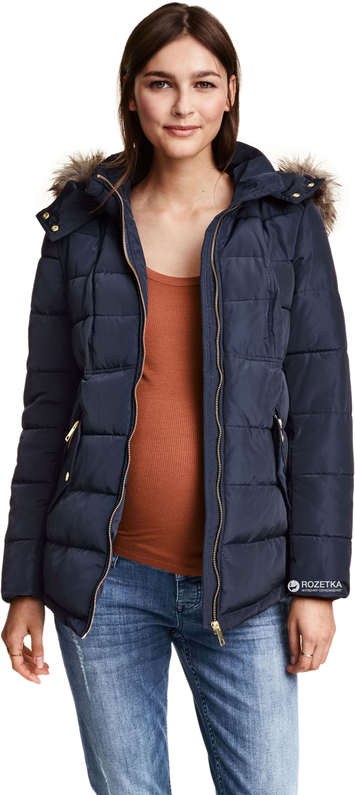 

Куртка для беременных H&M 2284652 L Темно-синяя