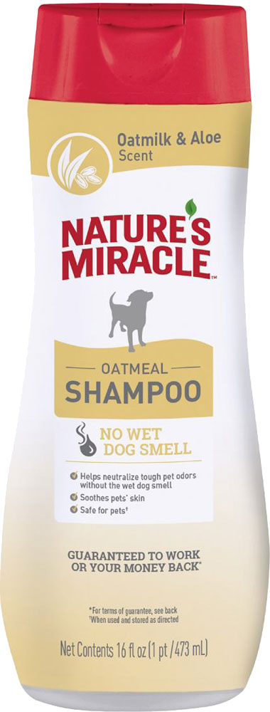 

Шампунь для собак 8in1 Nature's Miracle с овсяным молочком 473 мл