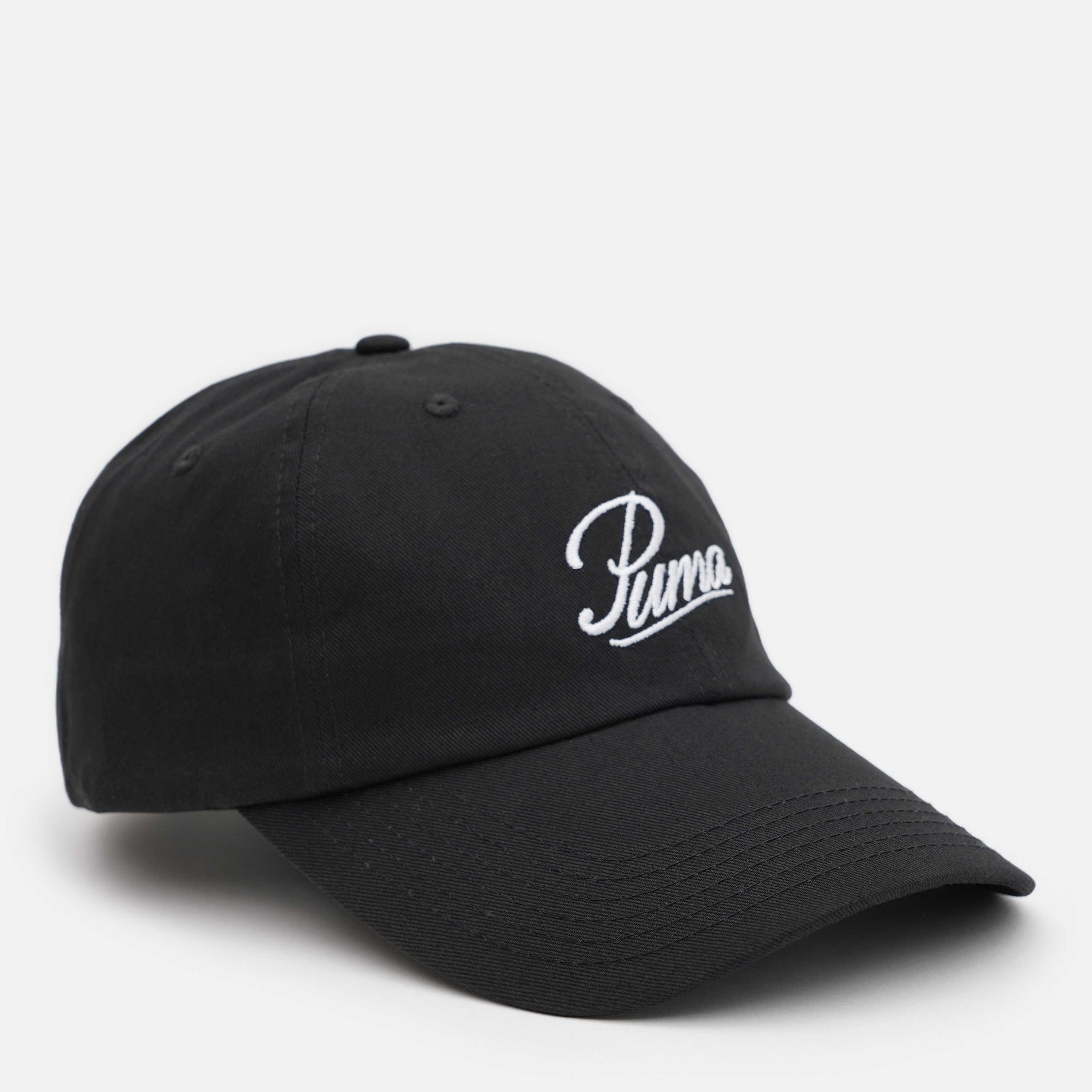 Акція на Кепка Puma Ess Script Logo Dad Cap 02599601 M Black від Rozetka