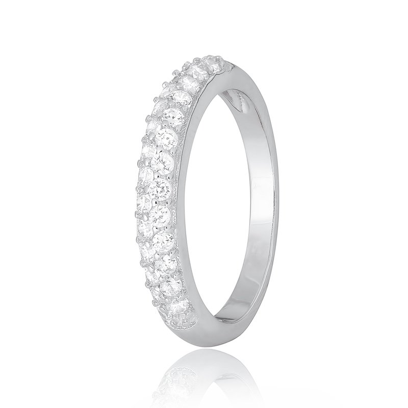 

Серебряное кольцо Silvex925 с фианитом 18.4 мм модели КК2Ф/325-Л