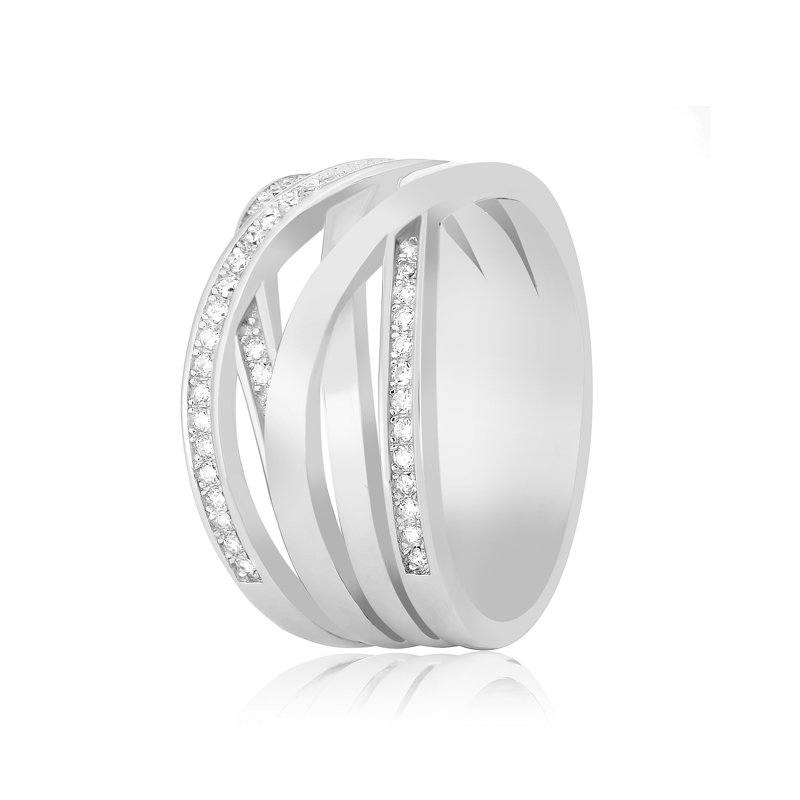 

Серебряное кольцо Silvex925 с фианитом 17.4 мм модели К2Ф/192-З