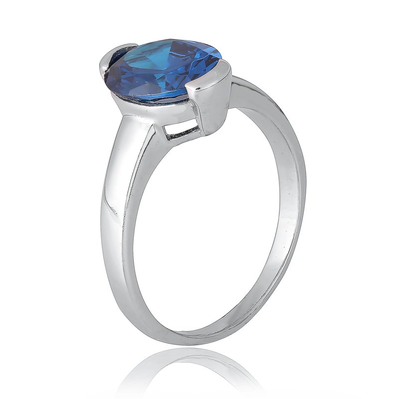 

Серебряное кольцо Silvex925 с фианитом 17.4 мм модели КК2ФЛТ/378-З
