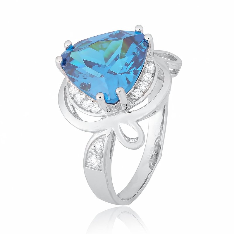 

Серебряное кольцо Silvex925 с фианитом 15.9 мм модели КК2ФЛТ/381-В