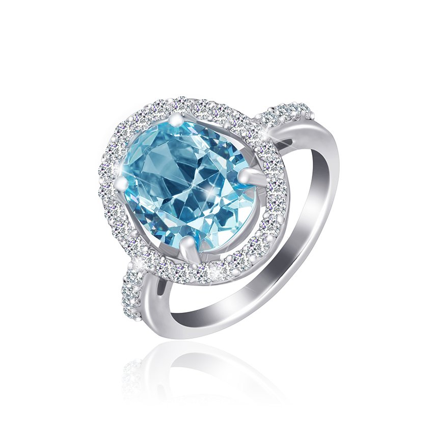 

Серебряное кольцо Silvex925 с фианитом 18.1 мм модели КК2ФТ/390-К