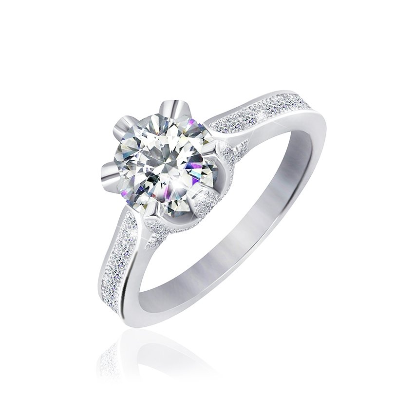 

Серебряное кольцо Silvex925 с фианитом 17.1 мм модели К2Ф/239-Ж