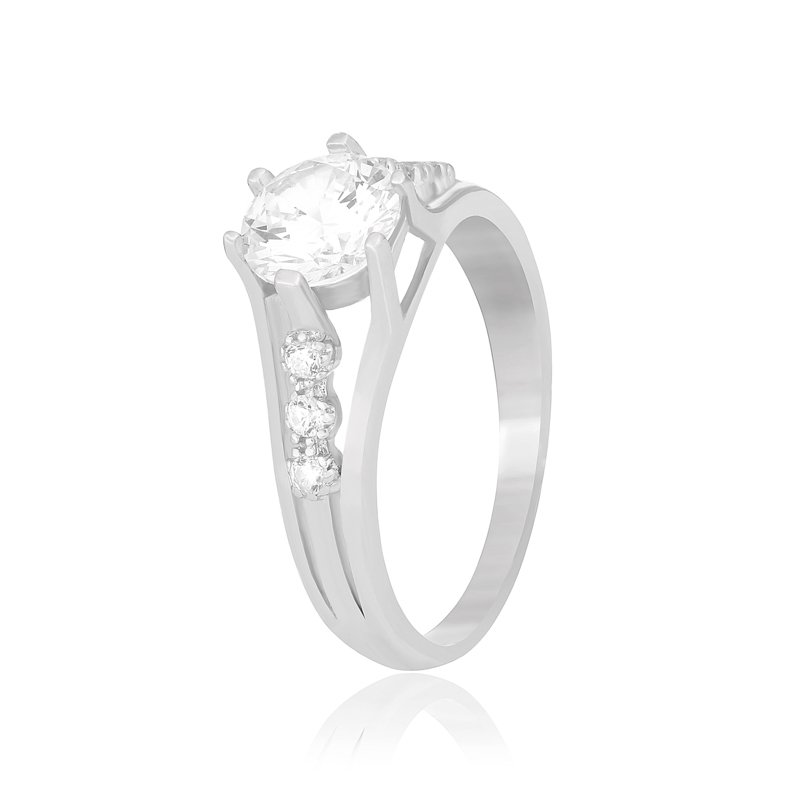 

Серебряное кольцо Silvex925 с фианитом 17.1 мм модели К2Ф/740-Ж