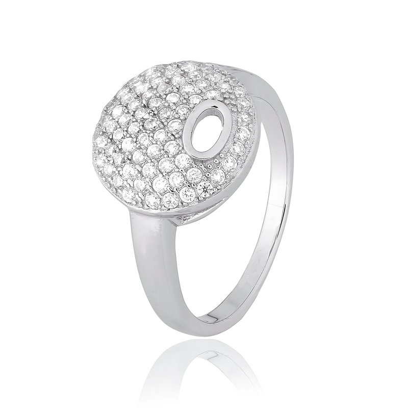 

Серебряное кольцо Silvex925 с фианитом 18.4 мм модели КК2Ф/466-Л