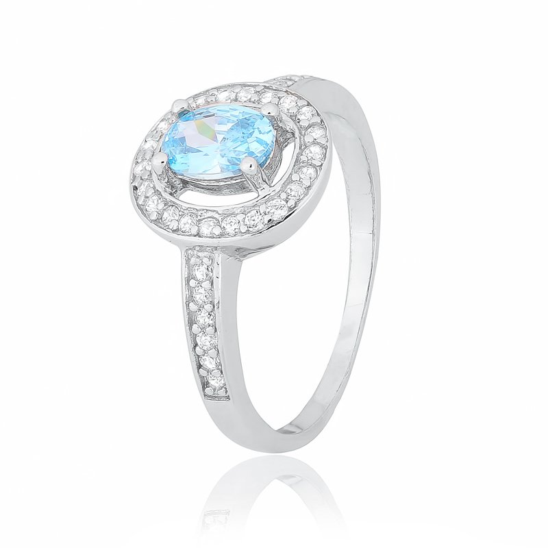 

Серебряное кольцо Silvex925 с фианитом 15.9 мм модели КК2ФТ/482-В