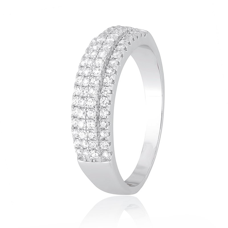 

Серебряное кольцо Silvex925 с фианитом 18.4 мм модели КК2Ф/214-Л