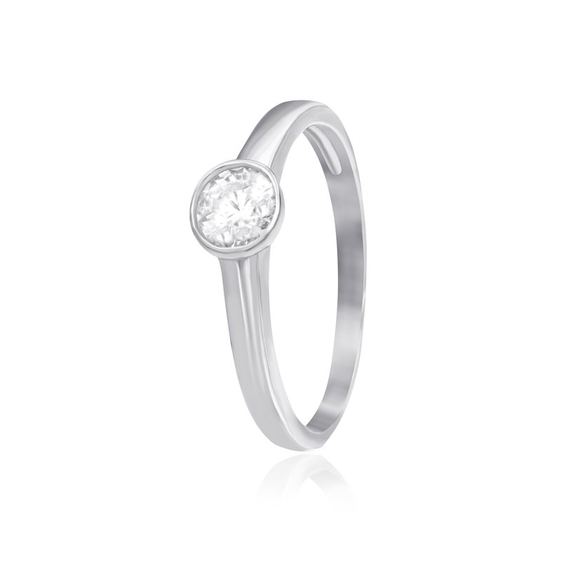 

Серебряное кольцо Silvex925 с цирконием Swarovski Zirconia 15.9 мм модели К2С/703-В