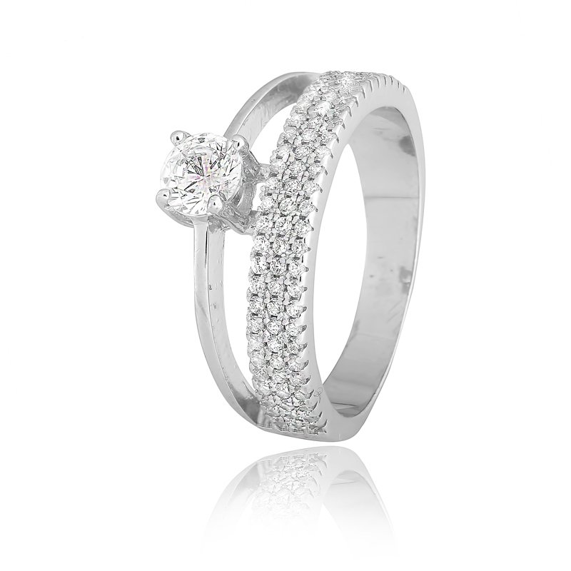 

Серебряное кольцо Silvex925 с фианитом 19.3 мм модели К2Ф/225-О