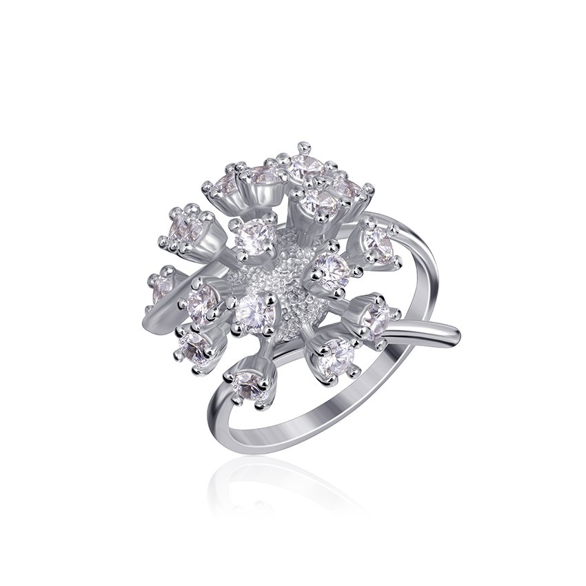 

Серебряное кольцо Silvex925 с фианитом 18.7 мм модели КК2Ф/010-М