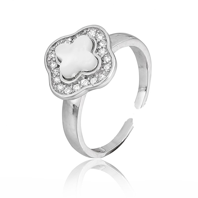 

Серебряное кольцо Silvex925 с фианитом безразмерное модели К2ФП/255