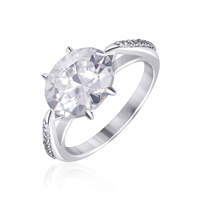

Серебряное кольцо Silvex925 с фианитом 16.5 мм модели КК2Ф/391-Д