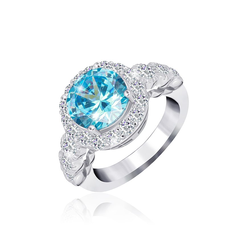 

Серебряное кольцо Silvex925 с фианитом 17.4 мм модели КК2ФТ/388-З