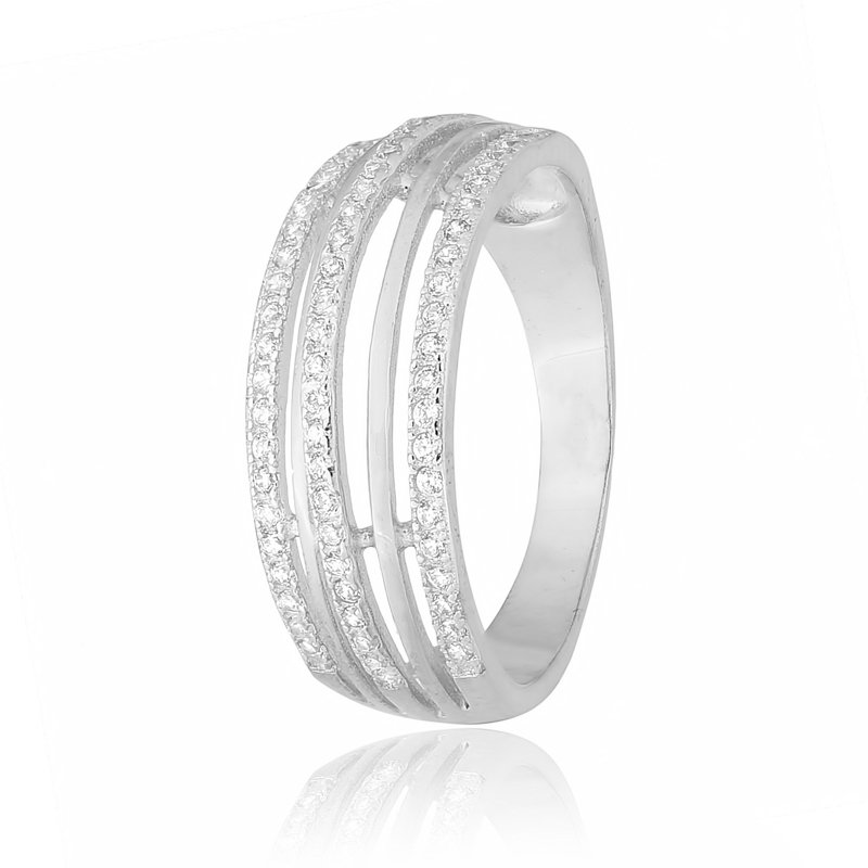 

Серебряное кольцо Silvex925 с фианитом 19.3 мм модели КК2Ф/216-О
