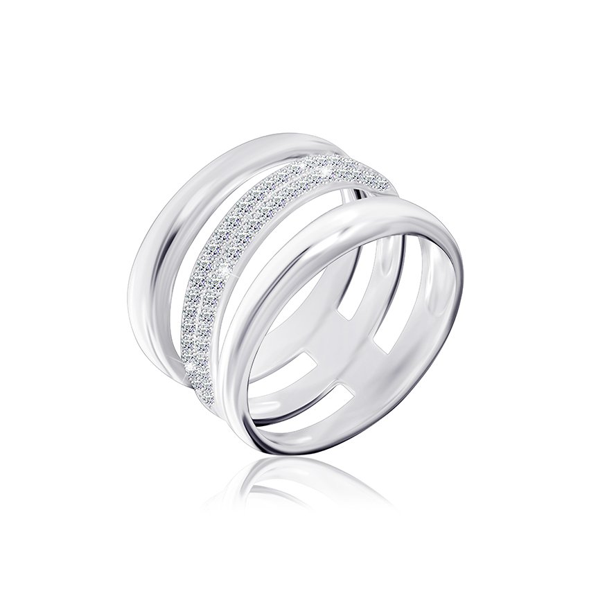 

Серебряное кольцо Silvex925 с фианитом 17.8 мм модели К2Ф/197-И