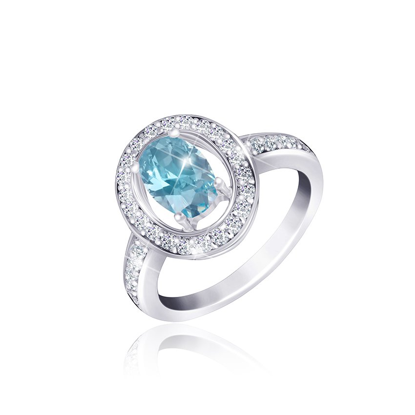 

Серебряное кольцо Silvex925 с фианитом 16.5 мм модели КК2ФТ/382-Д