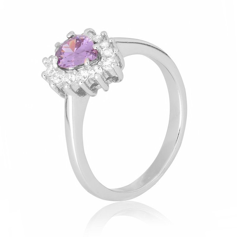

Серебряное кольцо Silvex925 с фианитом 16.5 мм модели КК2ФА/383-Д