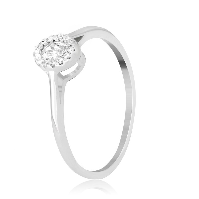 

Серебряное кольцо Silvex925 с фианитом 17.4 мм модели К2Ф/756-З
