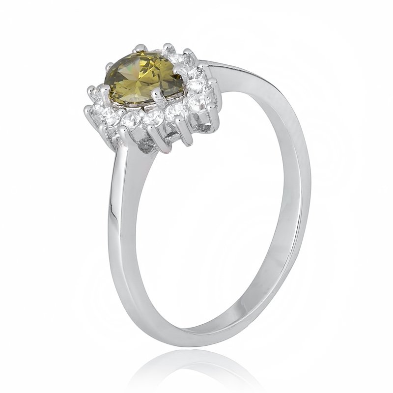 

Серебряное кольцо Silvex925 с фианитом 17.4 мм модели КК2ФХ/383-З