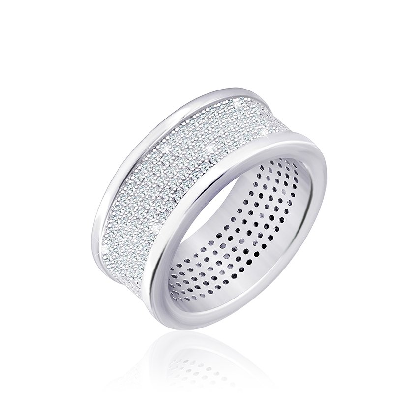 

Серебряное кольцо Silvex925 с фианитом 17.4 мм модели К2Ф/471-З