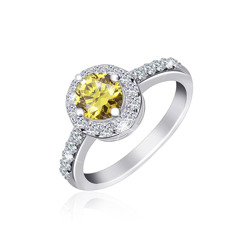 

Серебряное кольцо Silvex925 с фианитом 18.4 мм модели КК2ФХ/437-Л