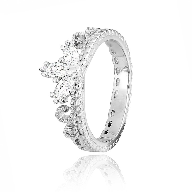 

Серебряное кольцо на фалангу Silvex925 с фианитом безразмерное модели К2Ф/254