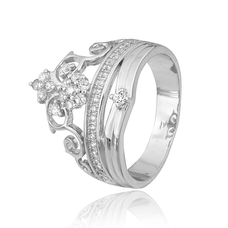 

Серебряное кольцо Silvex925 с фианитом 17.1 мм модели К2Ф/264-Ж