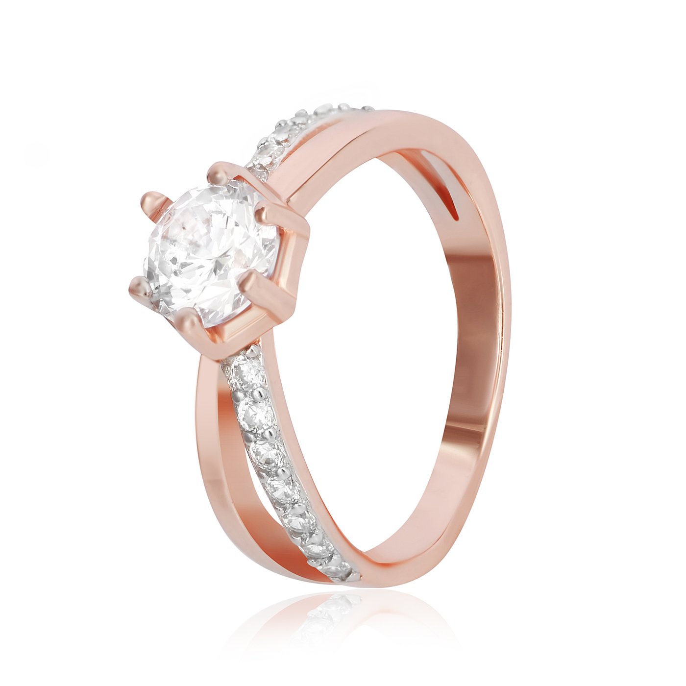 

Серебряное кольцо Silvex925 с фианитом 17.8 мм модели К3Ф/229-И
