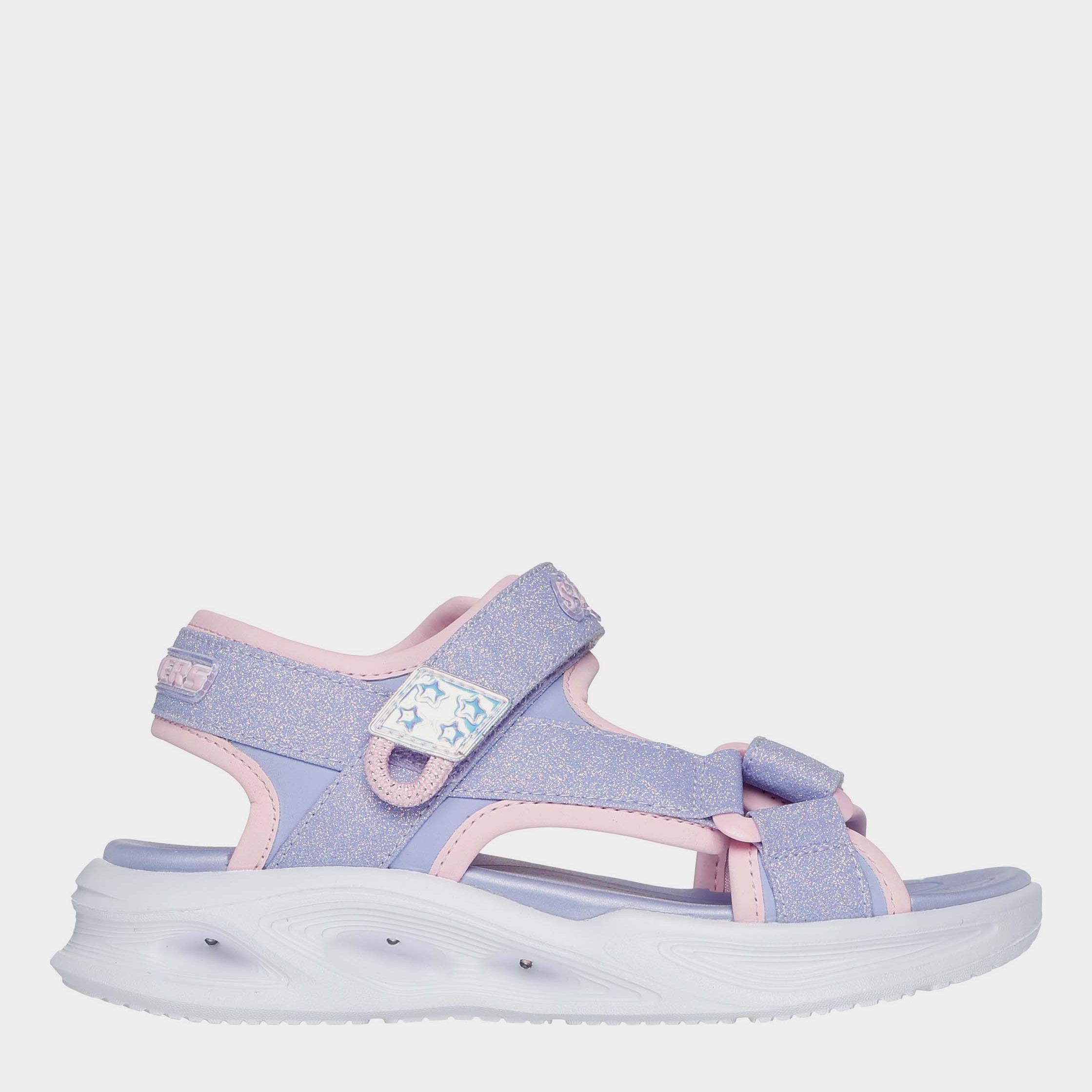 Дитячі спортивні сандалії для дівчинки Skechers Sola Glow Sandal 303024L LVLP 28.5 Бузкові від Rozetka на платформі USKIDKA Акція на Дитячі спортивні сандалії для дівчинки Skechers Sola Glow Sandal 303024L LVLP 28.5 Бузкові від Rozetka