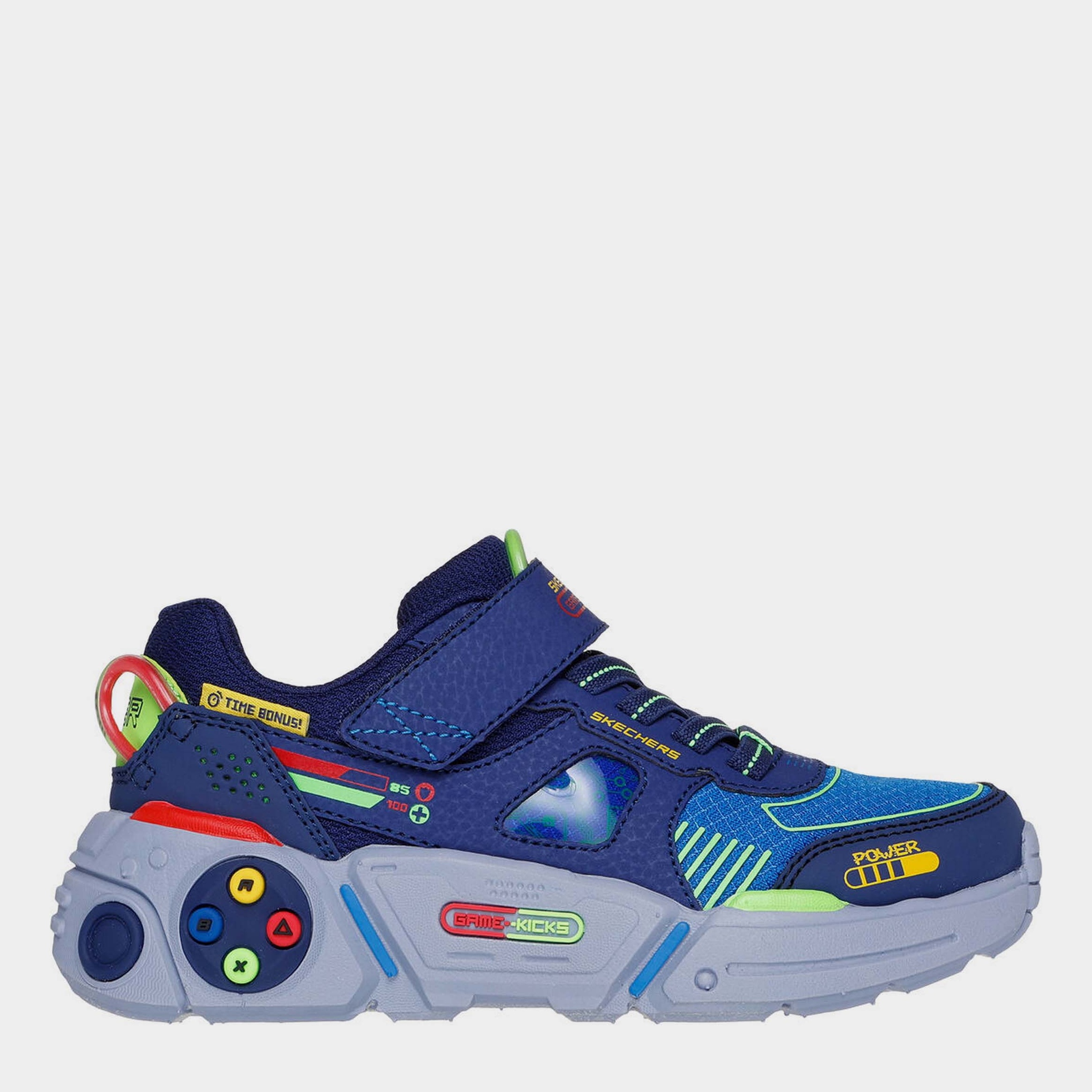 Дитячі кросівки для хлопчика Skechers Gametronix 2.0 402270L NVMT 33.5 Сині від Rozetka на платформі USKIDKA Акція на Дитячі кросівки для хлопчика Skechers Gametronix 2.0 402270L NVMT 33.5 Сині від Rozetka