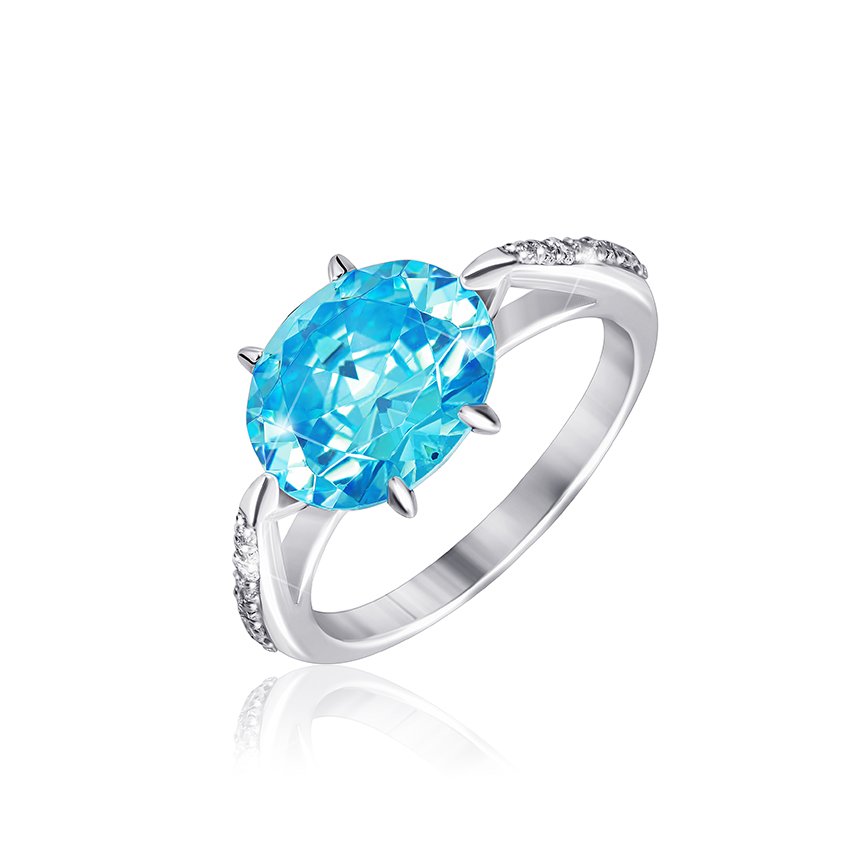 

Серебряное кольцо Silvex925 с фианитом 19.0 мм модели КК2ФТ/391-Н