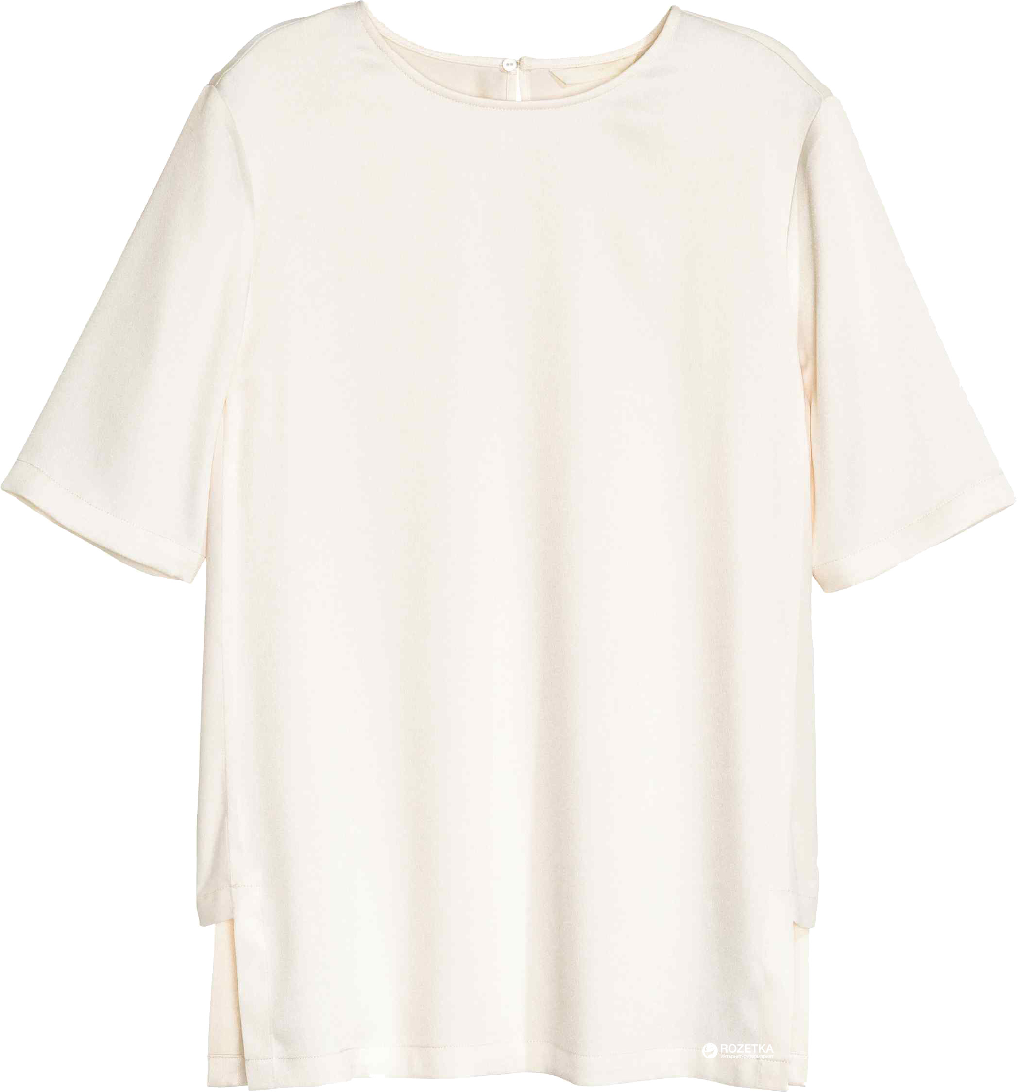 

Футболка H&M 4463554-ABAK 44 Молочная