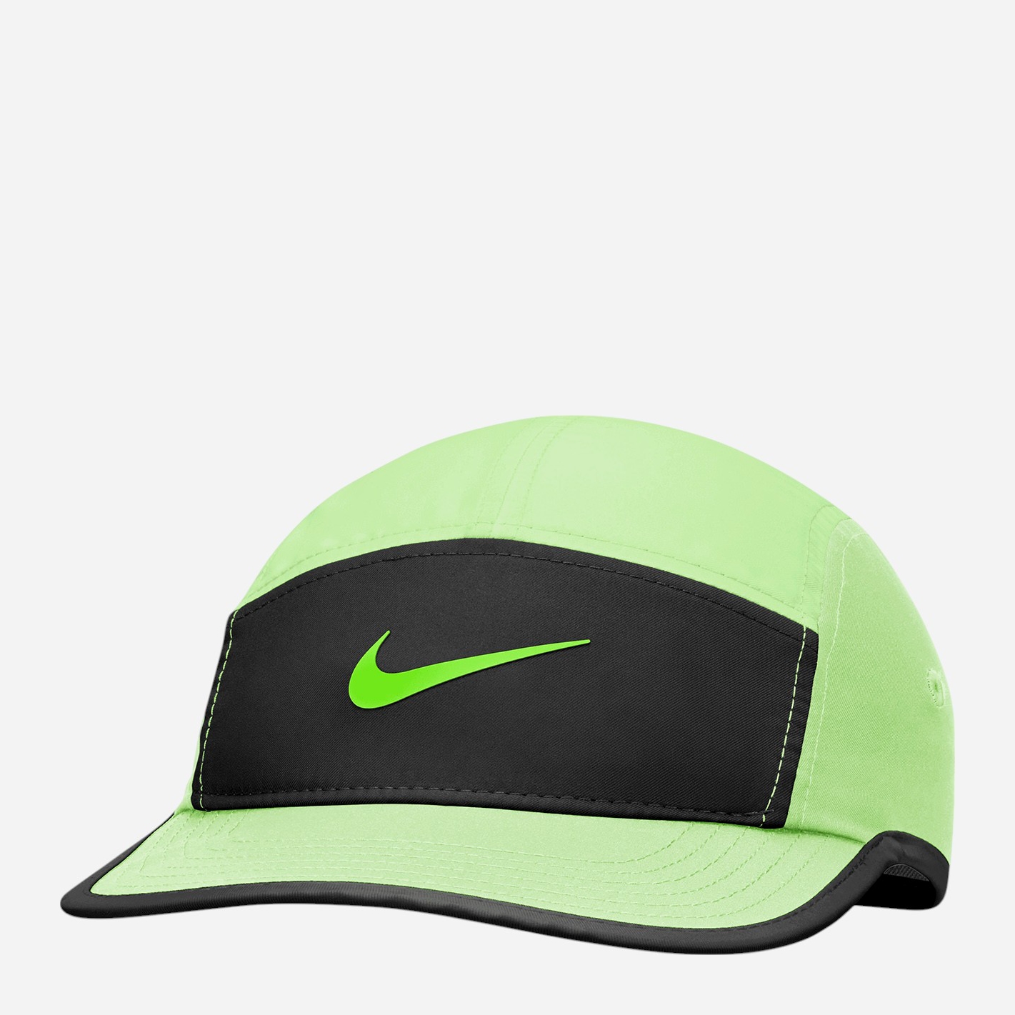 Акція на Кепка Nike U Nk Df Fly Cap U Cb P FB5624-701 M-L Barely Volt/Black/Volt від Rozetka