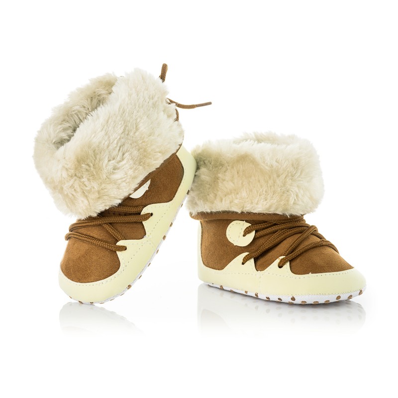 

Пінетки утеплені Kozaczki ATTRACTIVE (004 коричневі) розмір 17/18