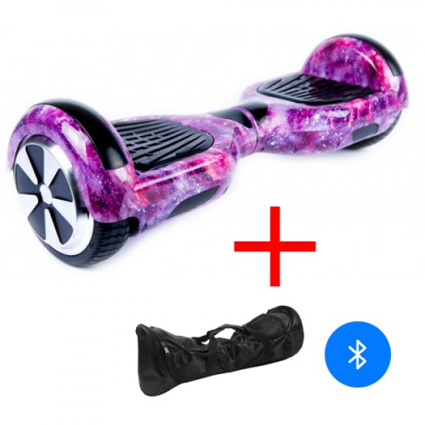 

Гироборд 2021 Smart Balance PRO 6,5" фиолетовый космос с музыкой + сумка в подарок