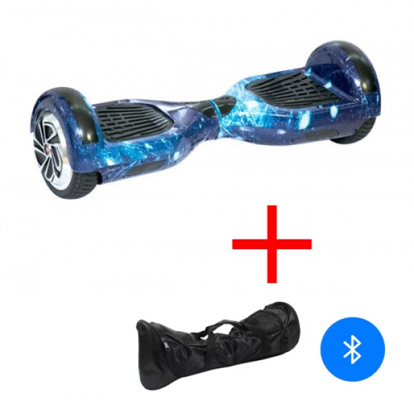 

Гироборд 2021 Smart Balance PRO-s 6,5" Space Blue с самобалансом и музыкой + сумка в подарок